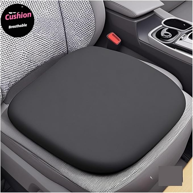 Memory Foam Car Seat Cushions with Lumbar Support - Cool and Breathable Comfort for Car and Office Seats(3,40x40cm)