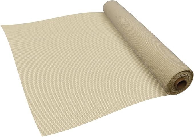 TANG Sun Shade Fabric Roll 8'x120' Shade Cloth for Garden Beige HDPE Mesh Shading Pergola Cover Replacement Canopy, 95% Blockage Sunshades for Outdoor Patio Backyard Plant