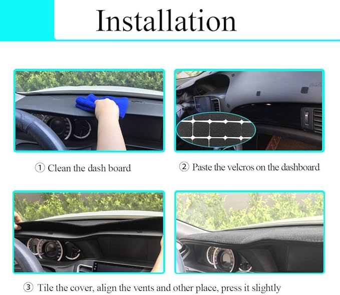 Yiz Dashboard Cover Dash Cover Mat Carpet Pad Custom Fit for Nissan Altima 2007 2008 2009 2010 2011 2012, Altima Sedan Coupe 2007-2012 (Dark Gray) Y29