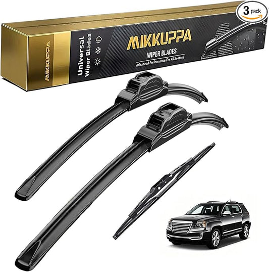 MIKKUPPA 24"+17"+13" Windshield Wiper Blades Replacement for GMC Terrain 2011 2012 2013 2014 2015 2016 2017 Original Factory Equipment All Season Front Rear Wiper Blade Set (Pack of 3)