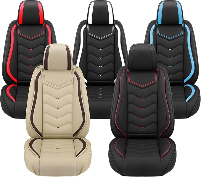 Car Seat Covers for Mercedes-Benz S-Class 2005-2025, Premium Nappa Leather Car Seat Cover, Stylish Sport Seat Covers， Automobile Seat Cover Sets.(Standard 5 Seats/Coffee Color)