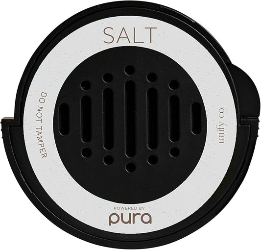 Pura Car Scent Refill - Fragrance for Pura Car Diffuser - Clean & Safe Luxury Diffuser Scent - Long-Lasting Fragrance for 30 Days of Aroma - Salt