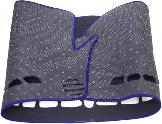 Dash Covers for Jeep-Cherokee 2014-2021,Polyester Car Dashboard Cover,Dash Board Protecter Cover,Interior Car Dash Board Covers Mat,Blue