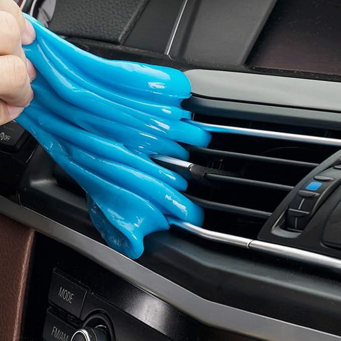 Car Cleaning Gel for Ford Mustang 2015–2024, 200g × 2 Pack Car Interior Cleaner Slime, Auto Detailing Tools, Auto Dust Car Crevice Cleaner