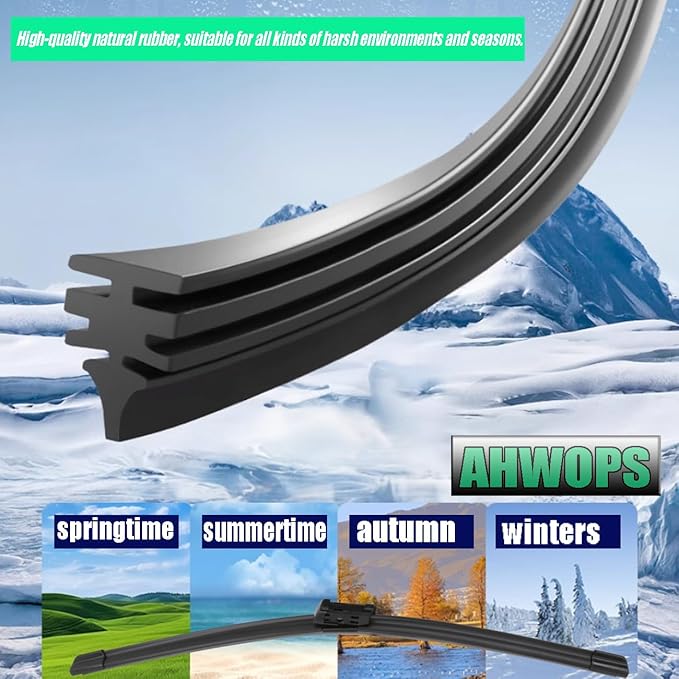 3 Wiper Front and Rear Wiper Blades for 2020-2023 Mercedes-Benz GLE580 GLE350 GLE450, OE Original Style (26″/22″ Front/13″ Rear) For My Car