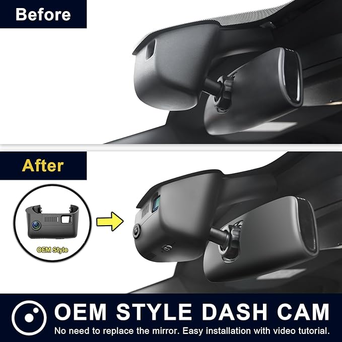 Mangoal 4K Dash Cam Custom Fit Jeep Grand Cherokee 2016 2017 2018 2019 2020 2021 & Grand Cherokee WK 2022 (Model B), Limited Trailhawk Overland,Check Model Carefully,UHD 2160P Video,128GB Card