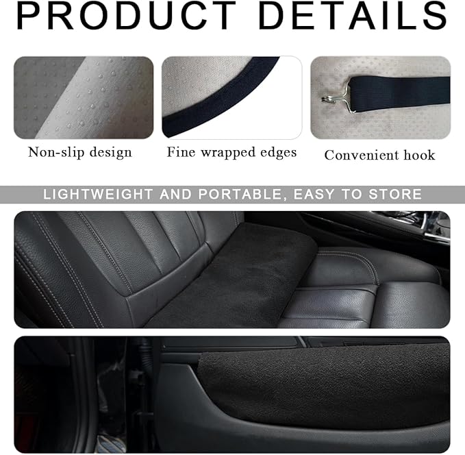2PCS Car Towel Seat Cover, Waterproof Sweating Non-Slip Premium Soft Towel Carseat Protector, Universal Machine Washable Car Truck SUV Front Seat Cover for Gym Workout Beach Hiking (Pink)