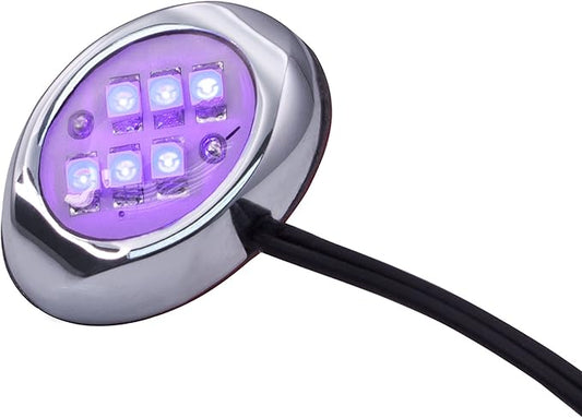 Oznium LED Modules (Round Chrome, UV LED)