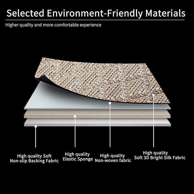 Universal Rear Seat Protector – All-Season Breathable Car Bench Cover with Non-Slip Base,3D Diamond-Pattern Fabric, Fits Most Sedans, SUVs, Vans & Trucks（Beige