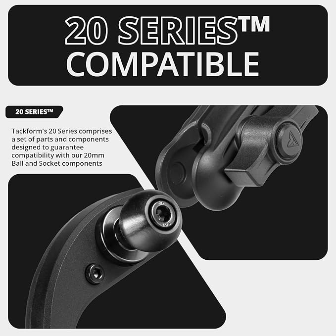 Tackform LINK Vent Phone Mount Compatible with 2016-2023 Toyota Tacoma and 2014-2021 Toyota Tundra | Aluminum | Zero Slip | Universal Magnetic Phone Holder | 2" Arm | Orange | (NOT MAGSAFE Compatible)