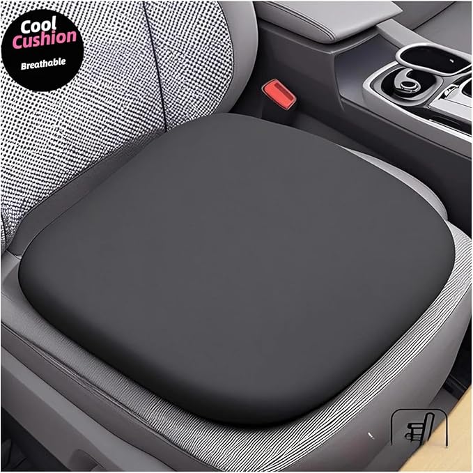 Memory Foam Car Seat Cushions with Lumbar Support - Cool and Breathable Comfort for Car and Office Use(C,45x45cm)