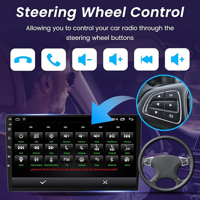 8Core+4GB RAM Android 13 Car Radio for Dodge RAM 1500 2500 3500 2009-2012: 1280 * 800 IPS Touchscreen Car Stereo Replacement with Wireless CarPlay Android Auto HD Backup Camera Bluetooth GPS FM RDS