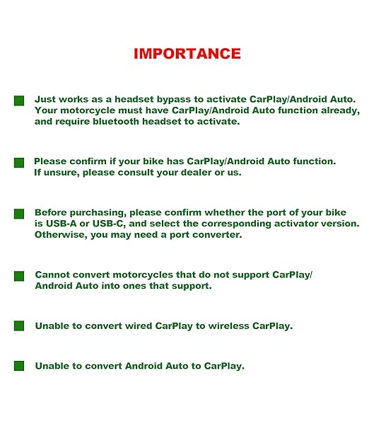 CarPlay Activator Cable for Motorcycle, CarPlay Headset Bypass Adapter for Motorcycle, Enable Mirroring on Harley/Indian/Goldwing Without Headset, USB-C to 8pin Support Charging, 50cm/Black