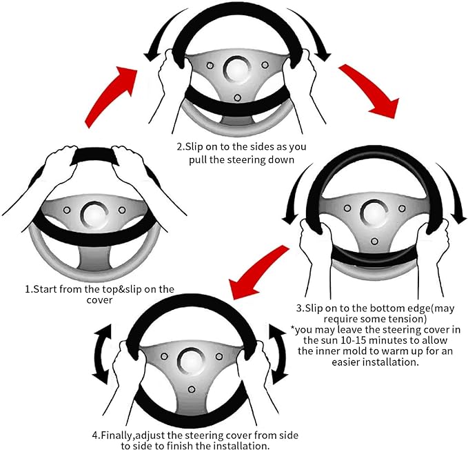 Thickened Elastic Steering Wheel Cover, Girly Pastel Pink Gingham Plaid Ultra, Soft, Breathable, Fit for Cars, SUVs, Trucks, Stylish Comfortable Grip