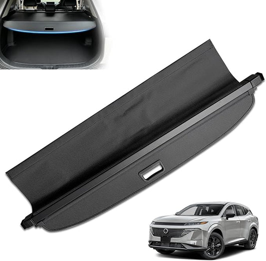 MIALUTY® Cargo Cover for 2025 2026 Nissan Murano Retractable Trunk Cover Murano Accessories Anti-Peeping Anti-Theft Privacy Screen,Trunk Luggage Shield Shade Carbon Fiber Texture