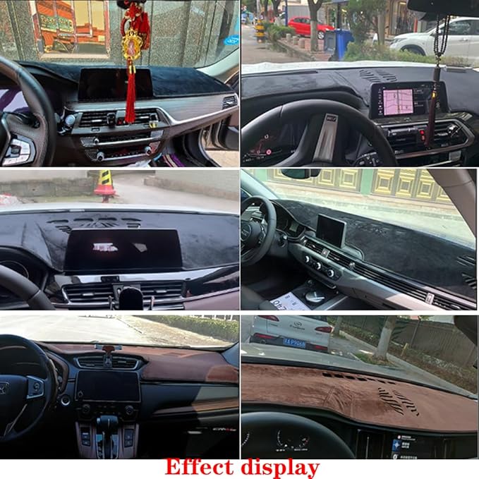 Dashboard Cover for Buick Encore 2013-2016,Anti-Glare Sun Shield,Non-Slip Custom Fit Dash Mat,Interior Protector,Microsuede