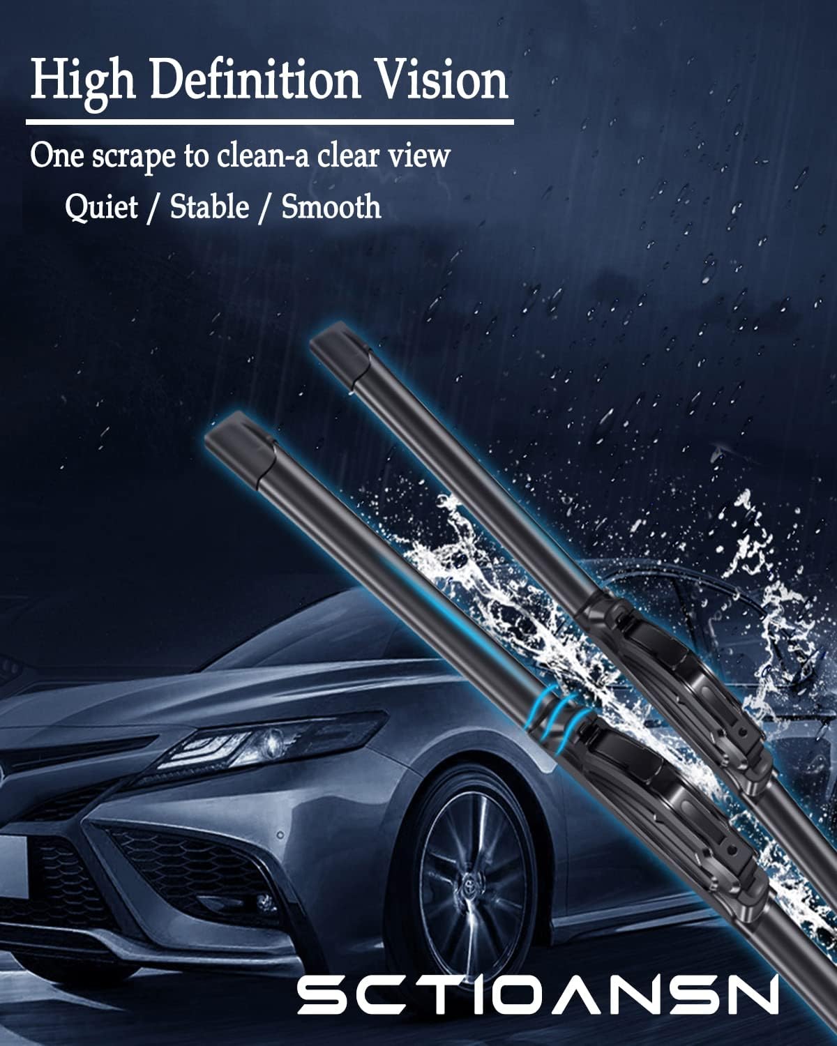 3 Wipers Blades for 2005-2012 Nissan Pathfinder, 2005-2015 Nissan Xterra, Mazda 3 2014-2018 Windshield Wiper Blades Original Equipment Replacement Front and Rear- 24"/18"/12B" (Pack of 3) J- HOOK