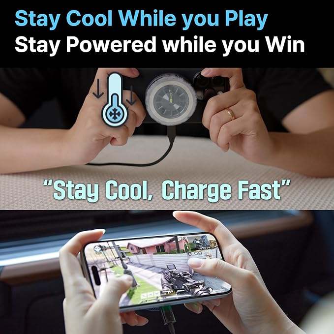 Qi2.2 25W Wireless Magnetic Detachable Car & Desk Charger - MagSafe Compatible, 3-Second Peltier Cooling, Fast Charging for iPhone 17/16 Pro Max, Galaxy S26 (Qi2.2 25W Black)