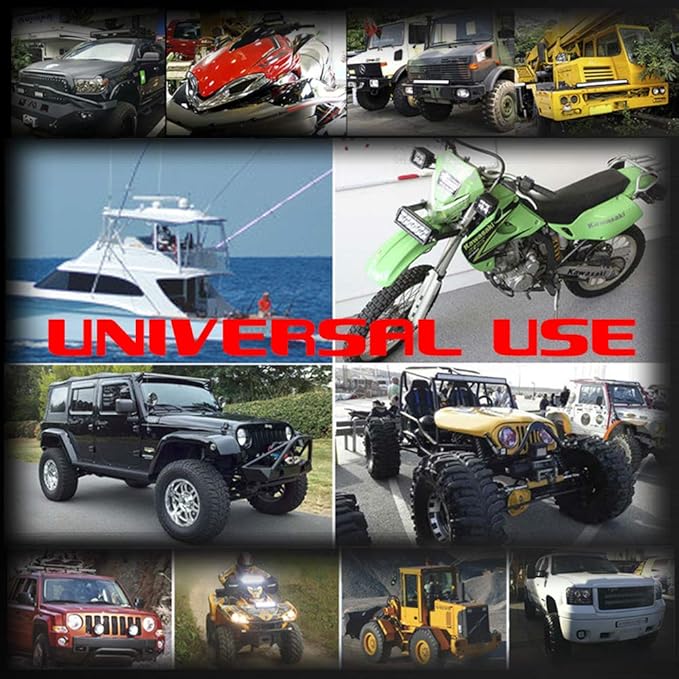 2 Pods LED Rock Lights, Ampper Waterproof LED Neon Underglow Light for Car Truck ATV UTV SUV Offroad Boat Underbody Glow Trail Rig Lamp (Green)