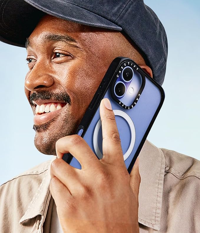 CASETiFY Impact Case for iPhone 15 Pro [8.2ft 4X Military Grade Drop Protection/Compatible with Magsafe] - Choco Dots - Clear Black