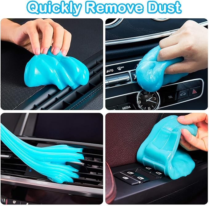 Car Cleaning Gel for Lexus LX 450 470 570 600 2000-2025, 200g × 2 Pack Car Interior Cleaner Slime, Auto Detailing Tools, Auto Dust Car Crevice Cleaner
