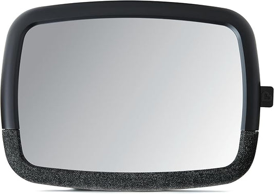 Munchkin Baby Car Mirror for Rear Facing Car Seats, Pivot 360 Baby in-Sight Adjustable Auto Mirror, Black