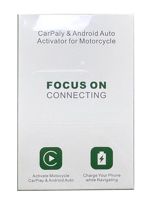 USB-C Motorcycle CarPlay Bypass Adapter Cable,Activate Motorcycle CarPlay Screen Casting Without Bluetooth Headset,Compatible with Harley/Goldwing/Indian,Support Charging Simultaneously