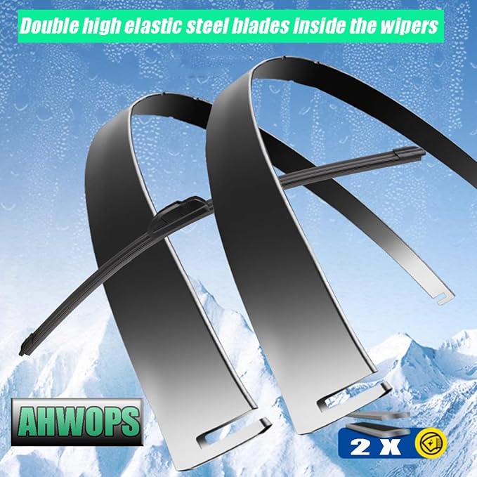 3 Wiper Front and Rear Wiper Blades for Subaru Impreza 2017-2023/Crosstrek 2018-2023, OE Original Style (26″/16″ Front/12″ Rear) For My Car