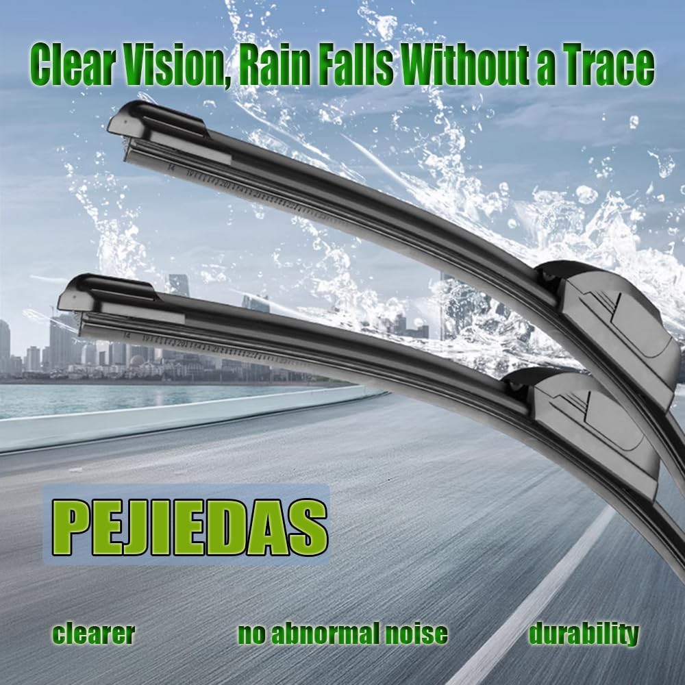 Front Wiper + Rear Wiper Blades for Toyota Rav4 2013-2018 (26 inch + 16 inch + 10 inch Wiper Blades) OE Original Style