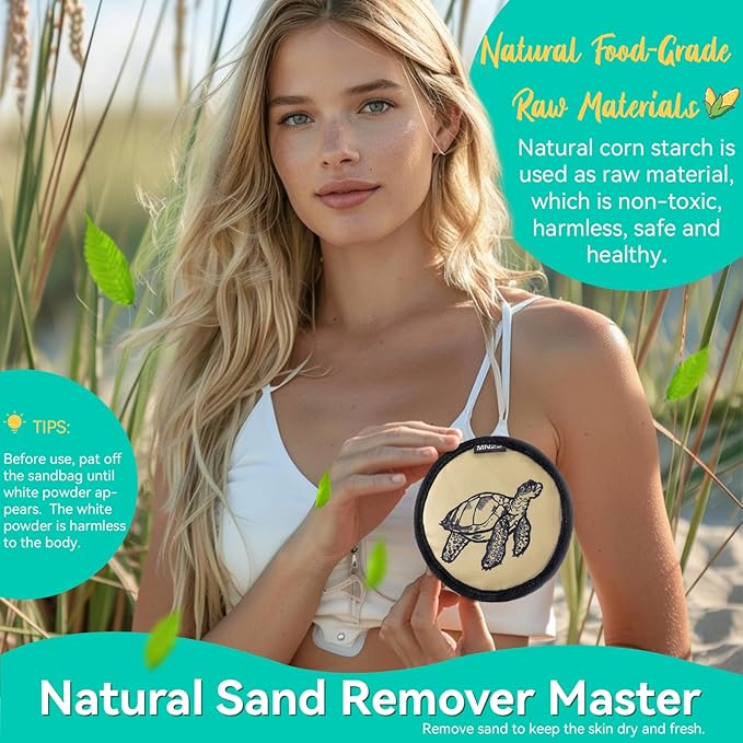 Beach Sand Remover Sand Eraser Kids Adult Women Men Summer Essentials Sunscreen Chair Cover Towel Blanket Shell Tote Bag Tent Umbrellas Shovel Toy Castle Building Cup Holder Clip Hat Canopy Shade 2Pcs