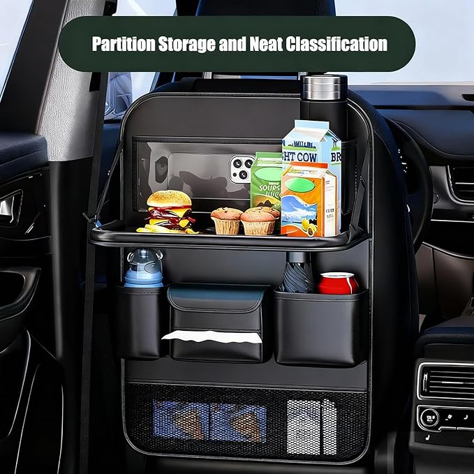 2 Pack - Back Seat Car Organizer, Car Organizerr, Back Seat Organizer, Seat Organizer, Car Organizer and Storage Box, Back of Seat Car Organizer, Seat Back Organizer.