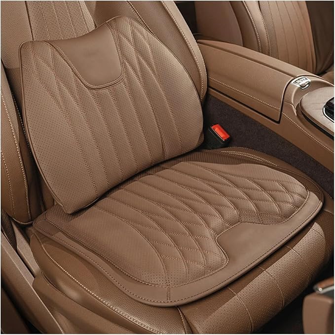F Car Seat Cushion for BMW All Model I3 I4 I8 X1 X2 X3 X4 X5 X5M X6 X7 Z4 Car Lumbar Support Pillow Auto Seat Waist Back Cushion Y (Color : Orange C)