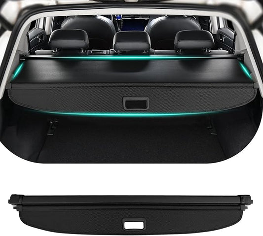 Tecoom Retractable Cargo Cover fit for Blazer EV 2024 Accessories, Rear Car Trunk Covers fit for 2024 Blazer EV, Anti-Peeping Security Shade Carbon Fiber Luggage Privacy Screen
