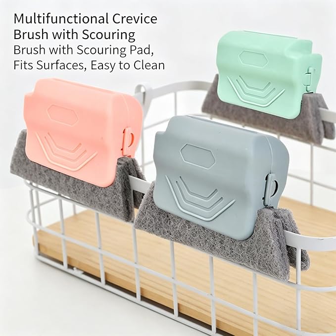2026 New Magic Window Track Cleaner, Window Groove Cleaning Brush Tools Set, for Cleaning Tile Grout, Louver Blades, Car Air Conditioning Vents, and Narrow Gaps (6pcs Gray)