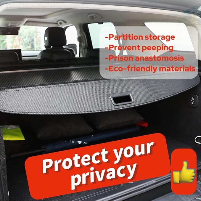 Cargo Cover Fit for Kia Sportage 2023 2024 2025 Retractable Trunk Rear Security Cover Shielding Shade Trunk Cover Cargo Lid