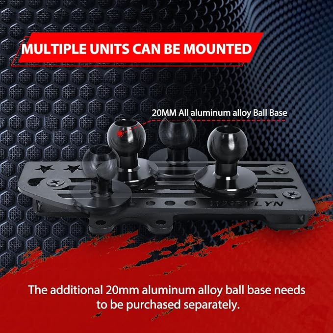 WXRYLYN 2024 Wrangler JL Dash Phone Mount Phone Holder for 2024+ J eep Wrangler JL Metal Dash Platform Go P ro Phone Mount 2024 Wrangler Cell Phone Holder-Driver Side