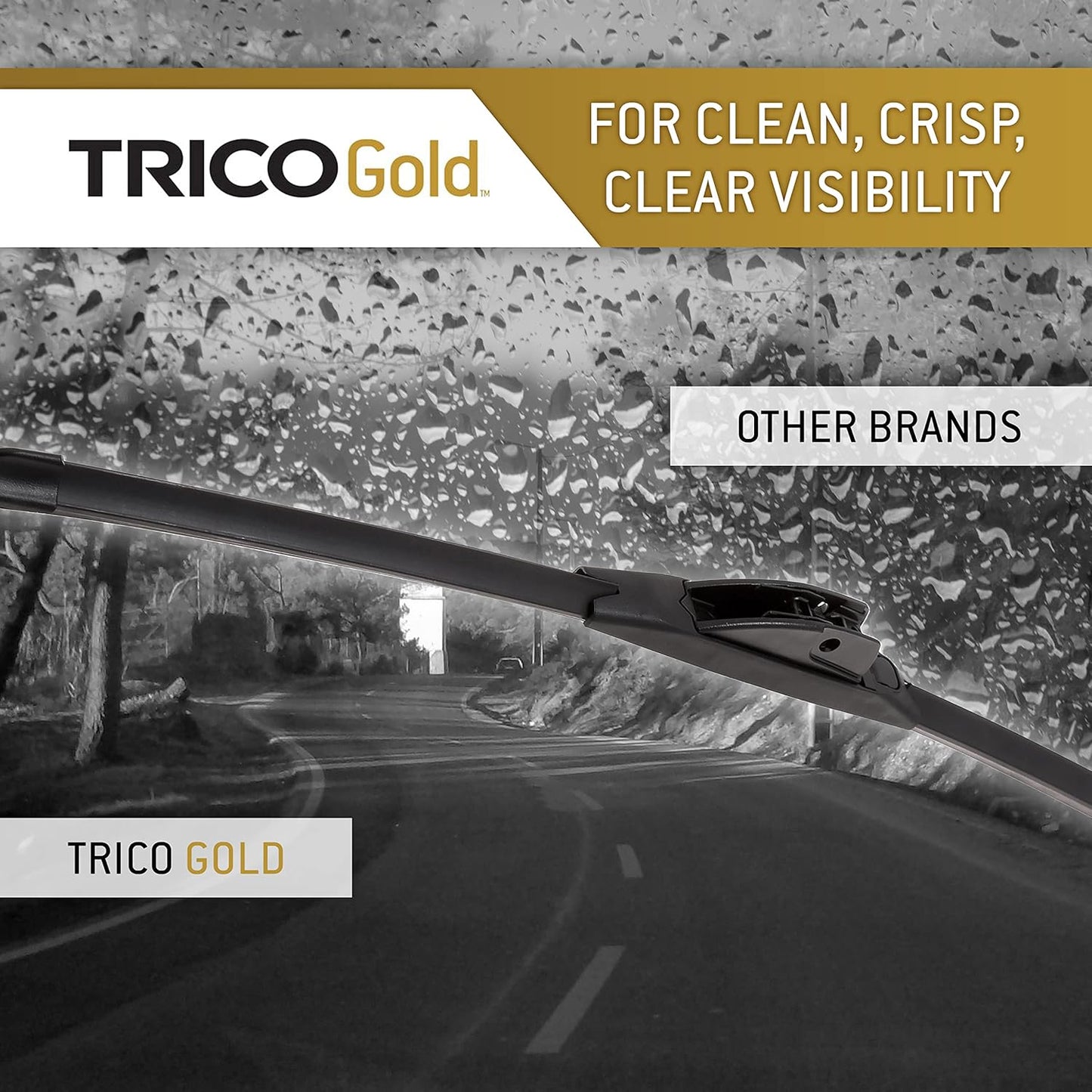 TRICO Gold™ (18-2420) 24 & 20 Inch Pack of 2 Automotive Replacement Windshield Wiper Blades for My Car Super Premium All Weather Beam Blade for Select Vehicle Models