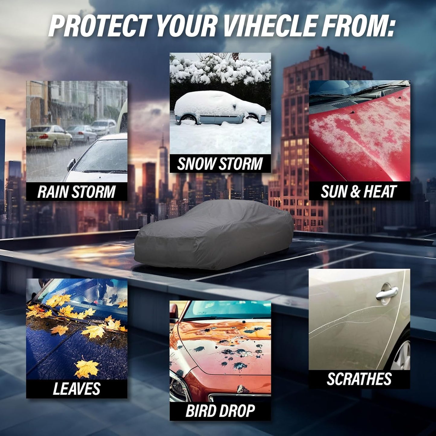 Supreme Full Car Cover - Semi Custom Fit for Trailblazer 2021-present SUV 4-Door | All-Weather Protection: Waterproof, Dustproof, Windproof, UV-Resistant | Includes Accessories