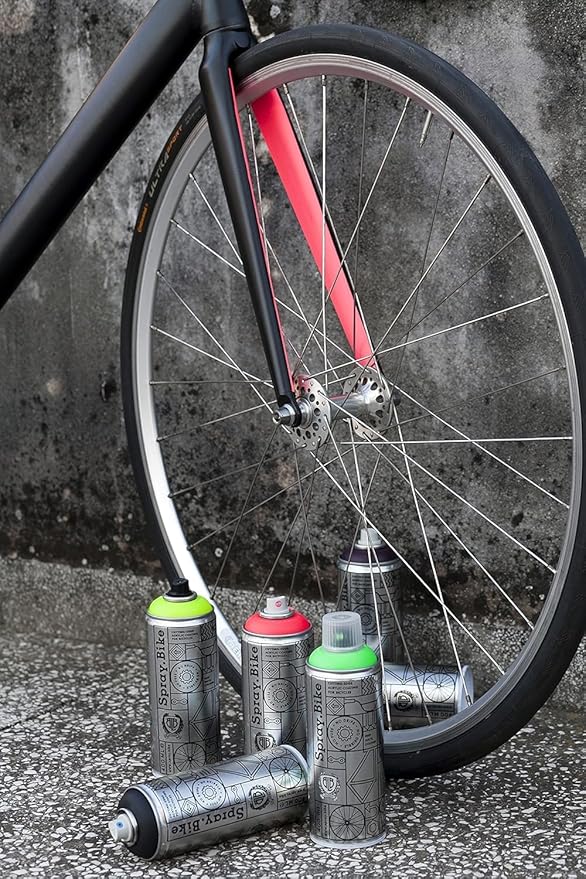 Spray.Bike Spray Paint | Designed Mainly for Bicycles | Multi-Use Acrylic Spray Paint for Metal, Plastic | High Coverage Bike Paint, 400ml, Memphis