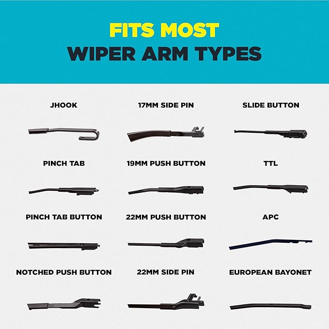 Invisible Glass CSB26 Ceramic Silicone 26" Premium All-Season Windshield Wiper Blade – Automotive Replacement Beam Blade with HydroGuard Water Repellent Coating for Quiet, Streak-Free Performance