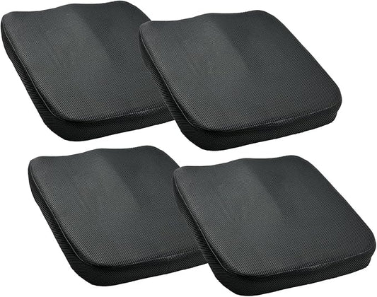 Seat Cushion - Memory Foam Sitting Pillow - Car Seat & Office Chair Cushion - Slip-Resistant with Soft Surface (4 Packs, Donut Pillow)