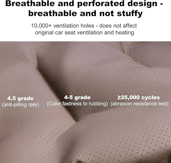 Car Seat Cushion for Porsche Macan 2015-2025-pr, Breathable Non-Slip Driver Seat Pad Ergonomic Memory Foam for Long Driving Car Office,B/3Pcs-Grey