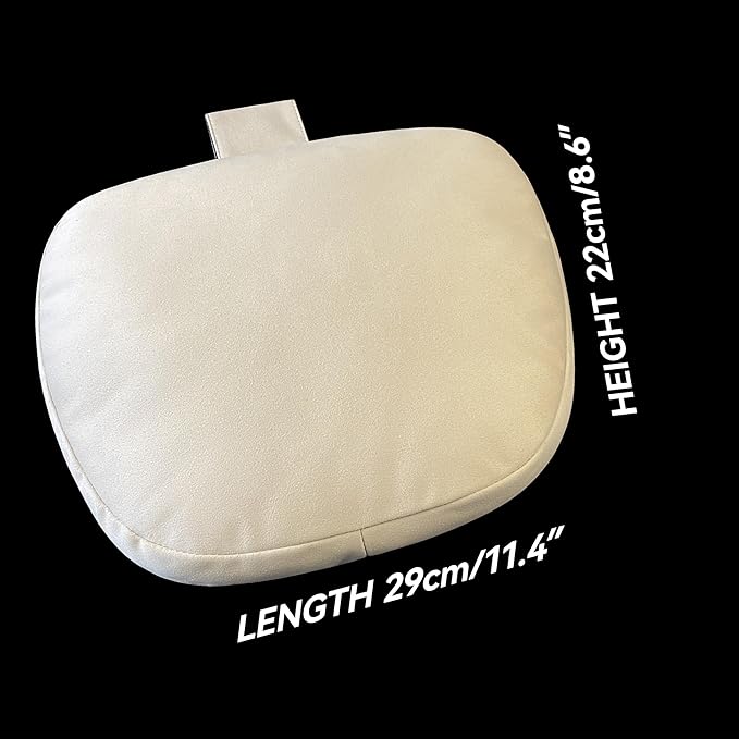 2Ps car headrest Pillow, car Neck Pillow for Driving, 11.8x7.5 inches Head Rest Pillow for car,Fits Most car Models, Suede Fabric with Polyester Fiber Filling(Black)