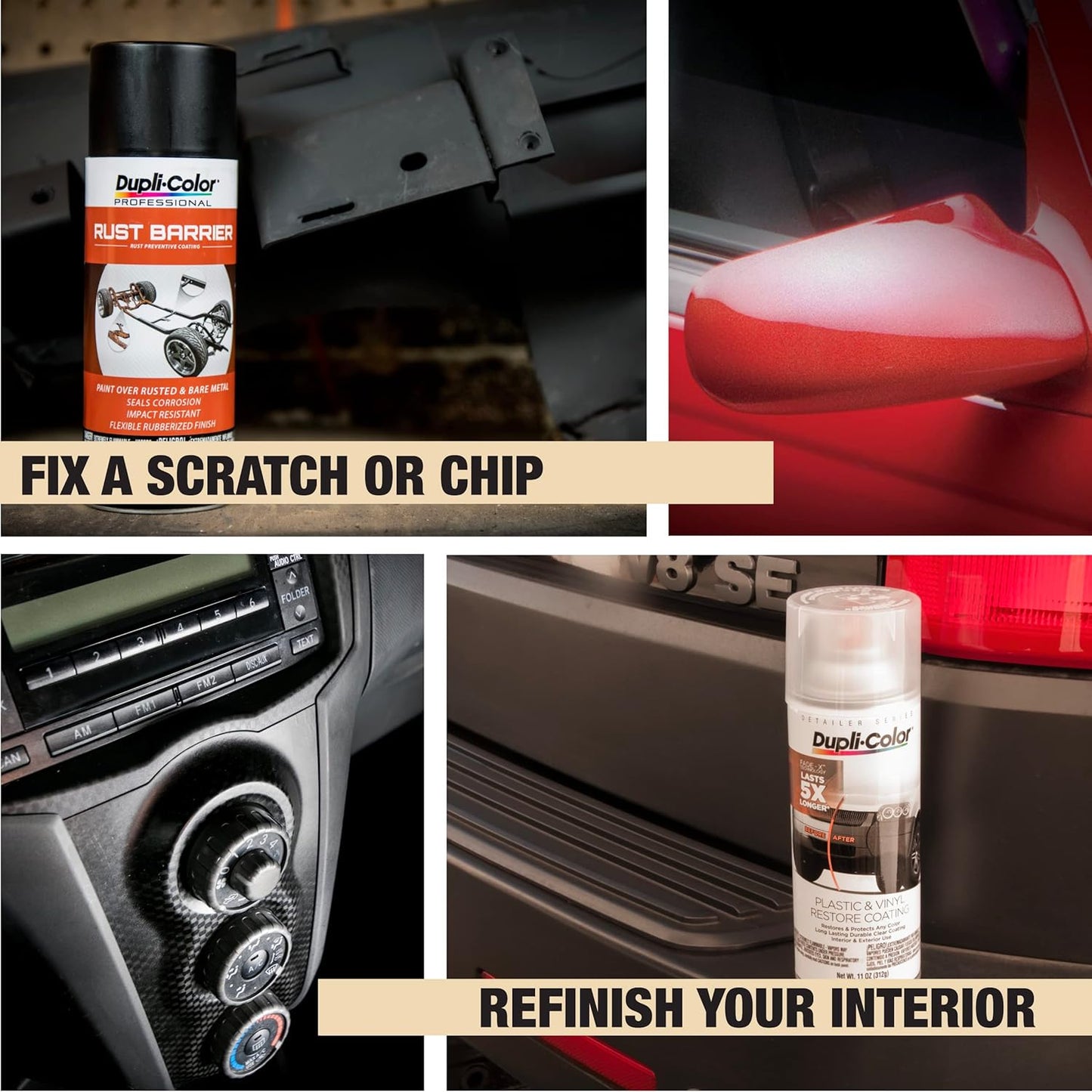 Dupli-Color EAFM04130 Scratch Fix All-In-1 Exact-Match Automotive Touch-Up Paint – Ford White Platinum Tricoat – 0.25 oz. Paint Pen, 0.5 Fl Oz (Pack of 1)