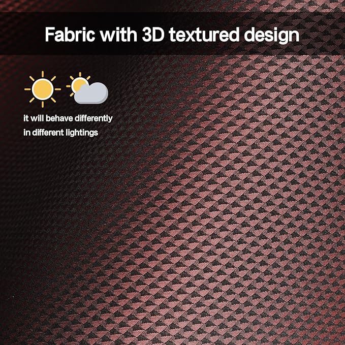 coverdream Rav4 Seat Covers Custom Fit for 2013-2018 Toyota Rav4 LE,Full Coverage Polyester Car Seat Protector(Full Set,Black & Wine)
