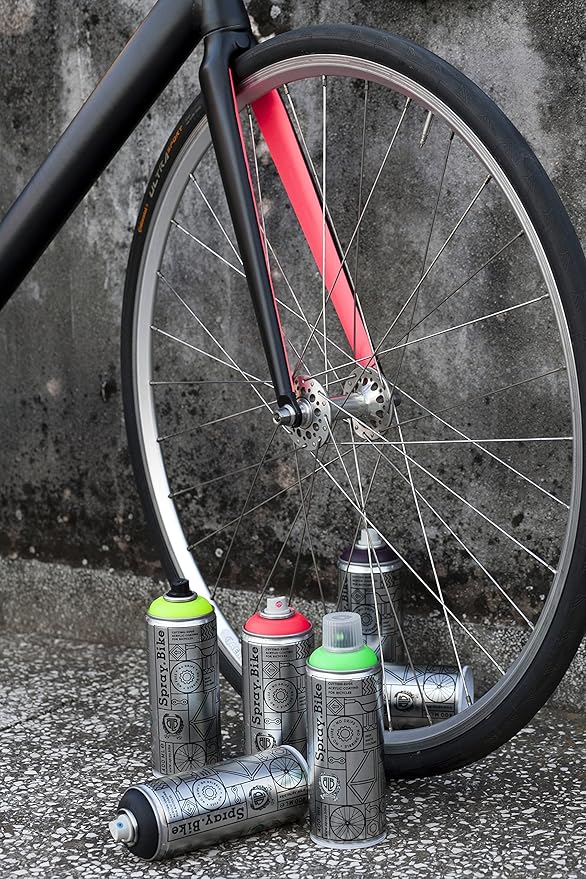 Spray.Bike Spray Paint | Designed Mainly for Bicycles | Multi-Use Acrylic Spray Paint for Metal, Plastic | High Coverage Bike Paint, 400ml